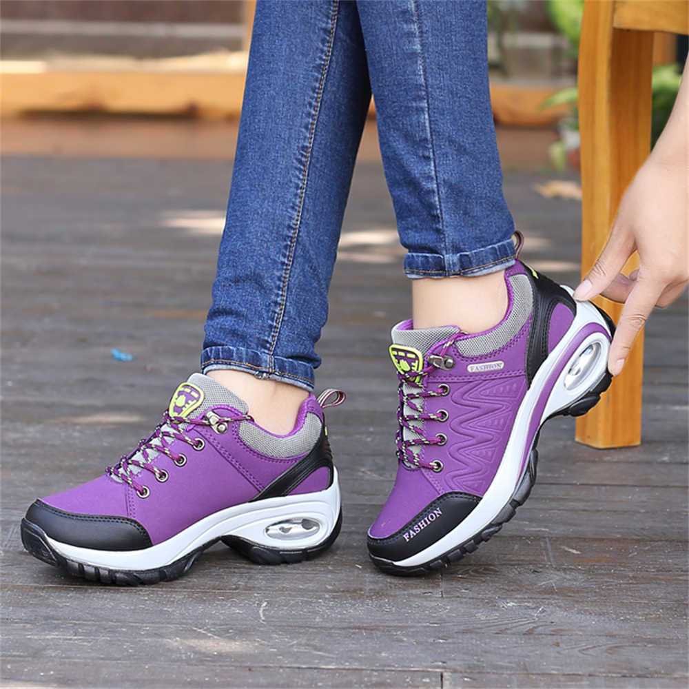 Women'S Shoes Hike - الطريق وسادة الصيف التعدين امرأة أحذية