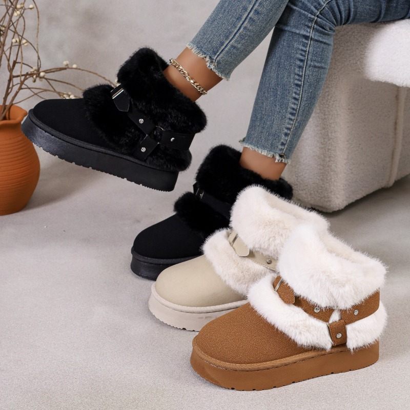 Women'S Shoes Size 12 - أحذية ثلج نسائية مبطنة جديدة لخريف