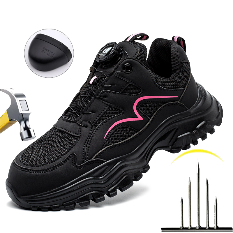 Women'S Shoes Hike - أحذية عمل نسائية ذات مقدمة فولاذية،