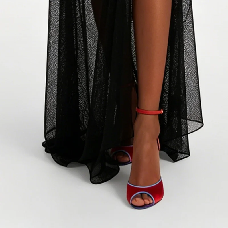 صنادل نسائية عصرية جديدة بتصمي - مراجعة Peep Toe Heels وسعره