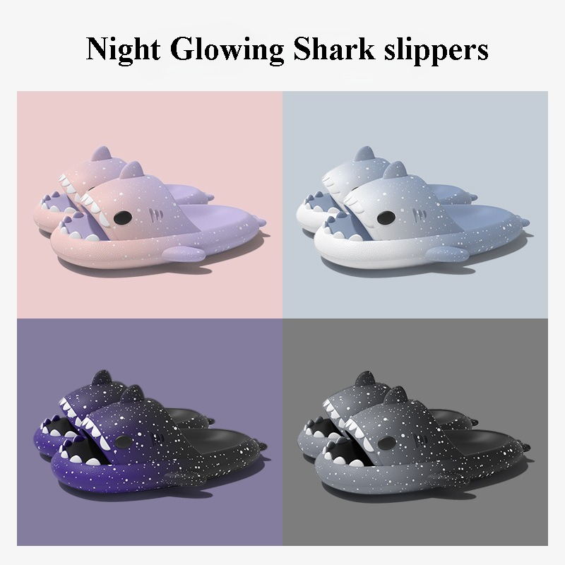 لطيف الكرتون القرش النعال للنس - مراجعة Women'S Shoes To Men'S وسعره