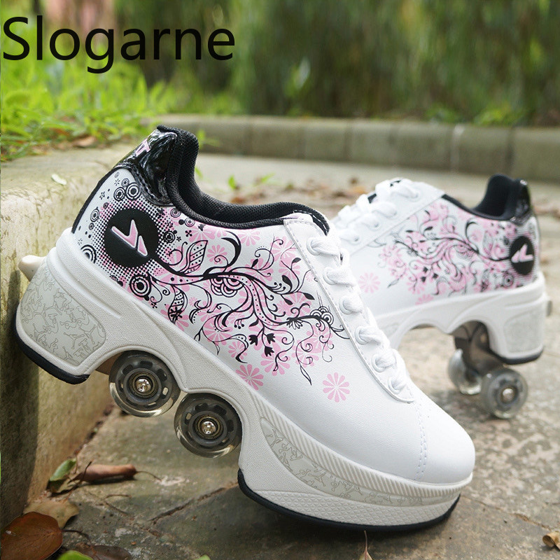 النساء 4 عجلات تشوه زلاجات دوا - مراجعة Women'S Shoes To Men'S وسعره