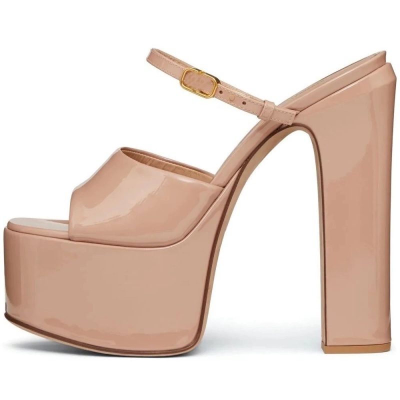 منصة الارتفاع زيادة الصنادل ال - مراجعة Peep Toe Heels وسعره