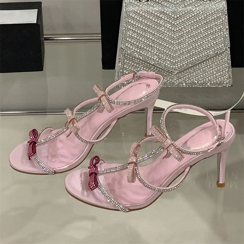 Aneikeh الصيف مثير فراشة عقدة  - مراجعة Peep Toe Heels وسعره