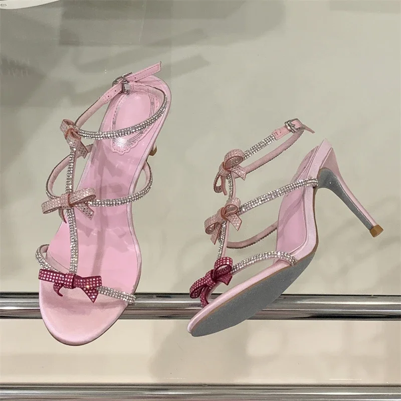 Aneikeh الصيف مثير فراشة عقدة  - مراجعة Peep Toe Heels وسعره
