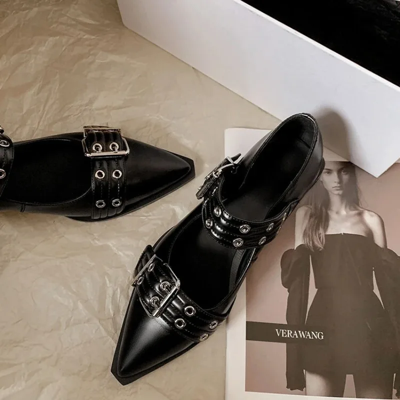 أحذية نسائية مصمم فاخر كعب منخ - مراجعة Mule Slip On وسعره